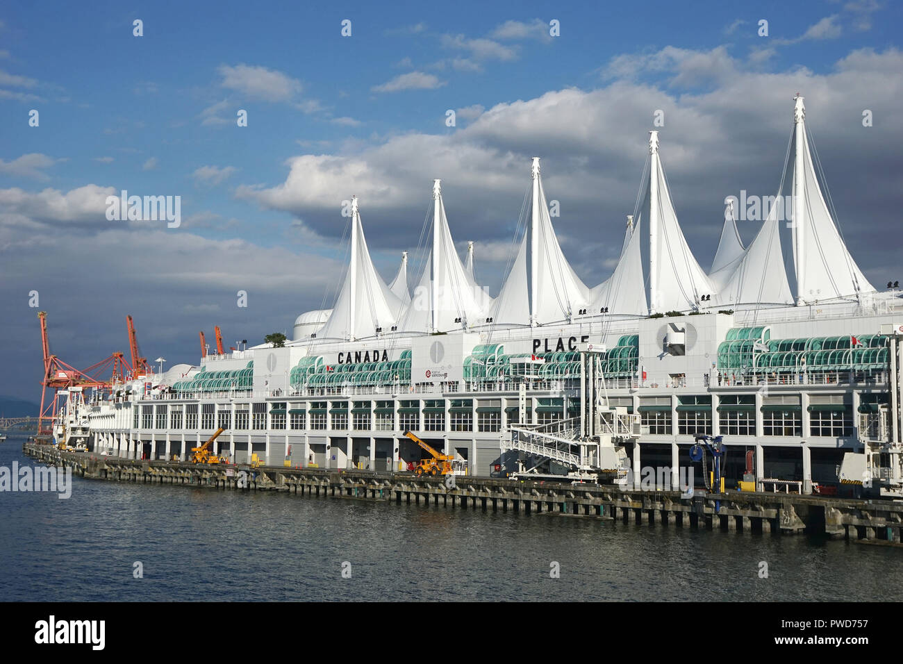 Canada Place, cruise terminal, Vancouver, Canada Stock Photo