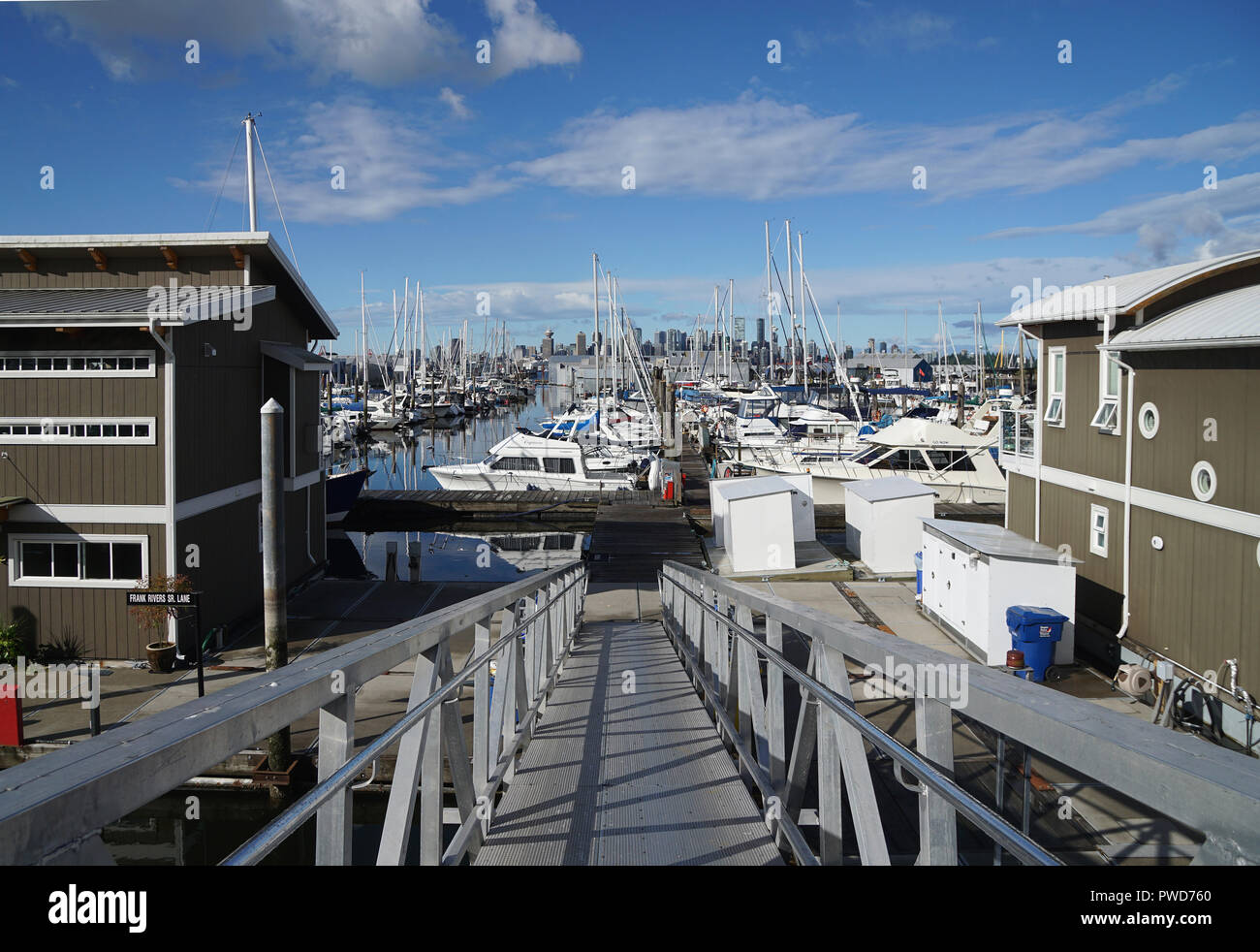 Mosquito Creek Marina, Vancouver, Canada Stock Photo