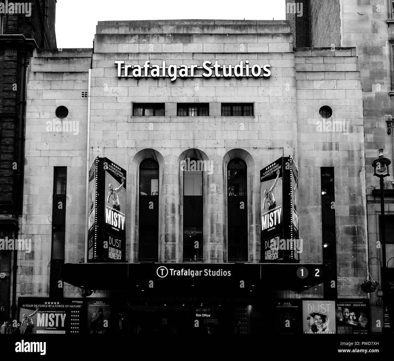 The trafalgar studios theatre Black and White Stock Photos & Images Alamy