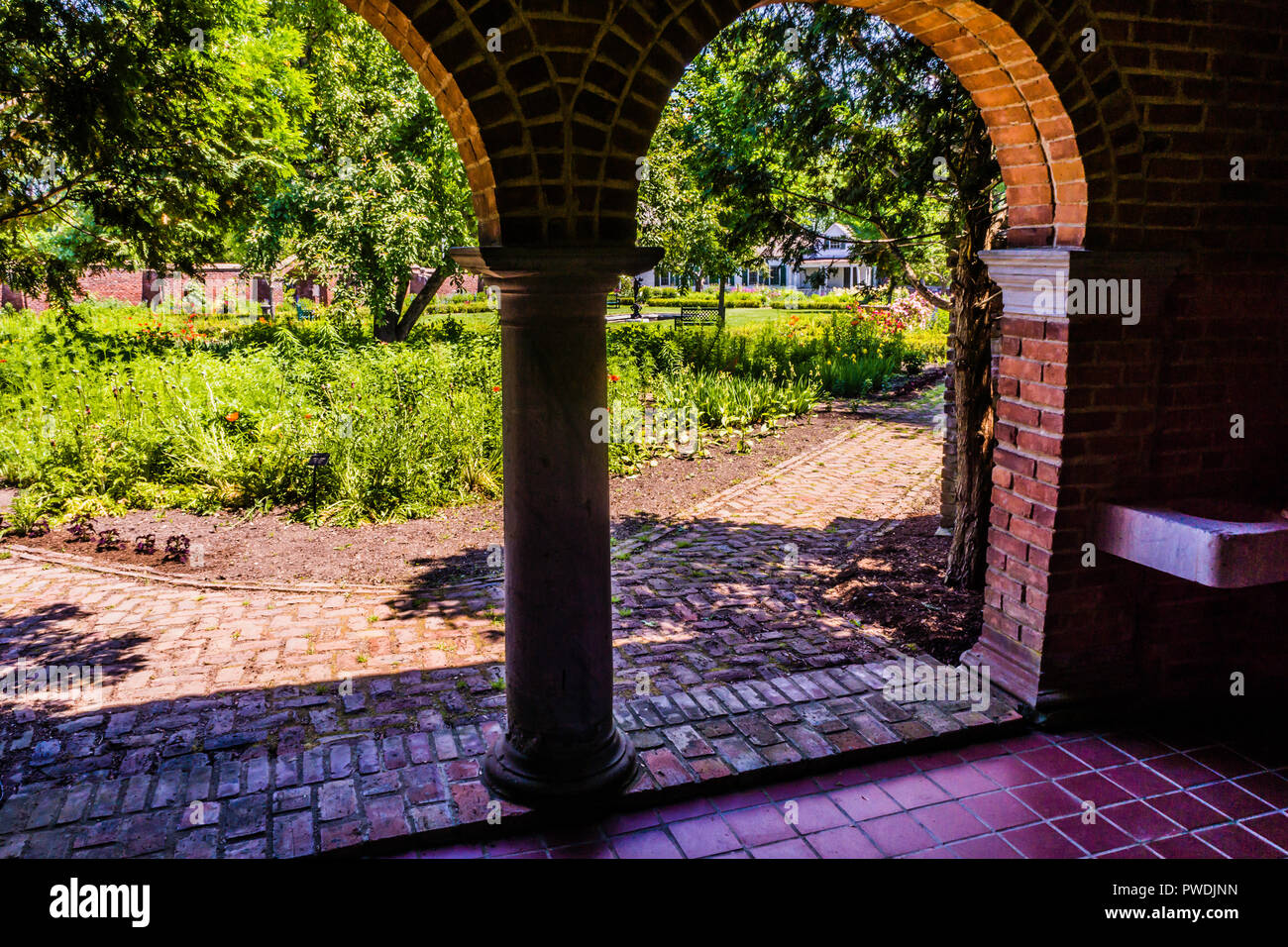 King's Garden Fort Ticonderoga Ticonderoga, New York, USA Stock Photo