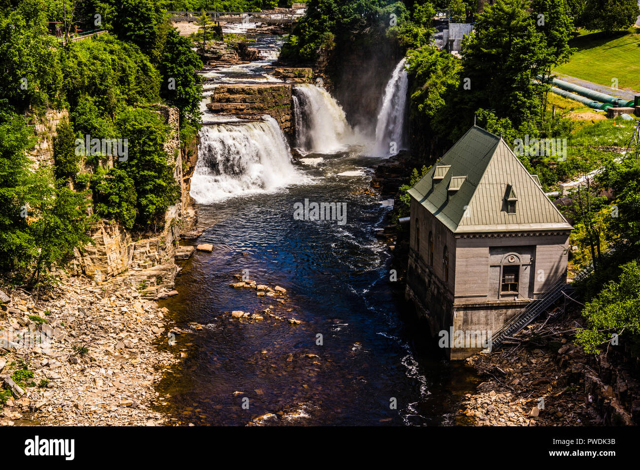 Ausable Chasm   Keeseville, New York, USA Stock Photo