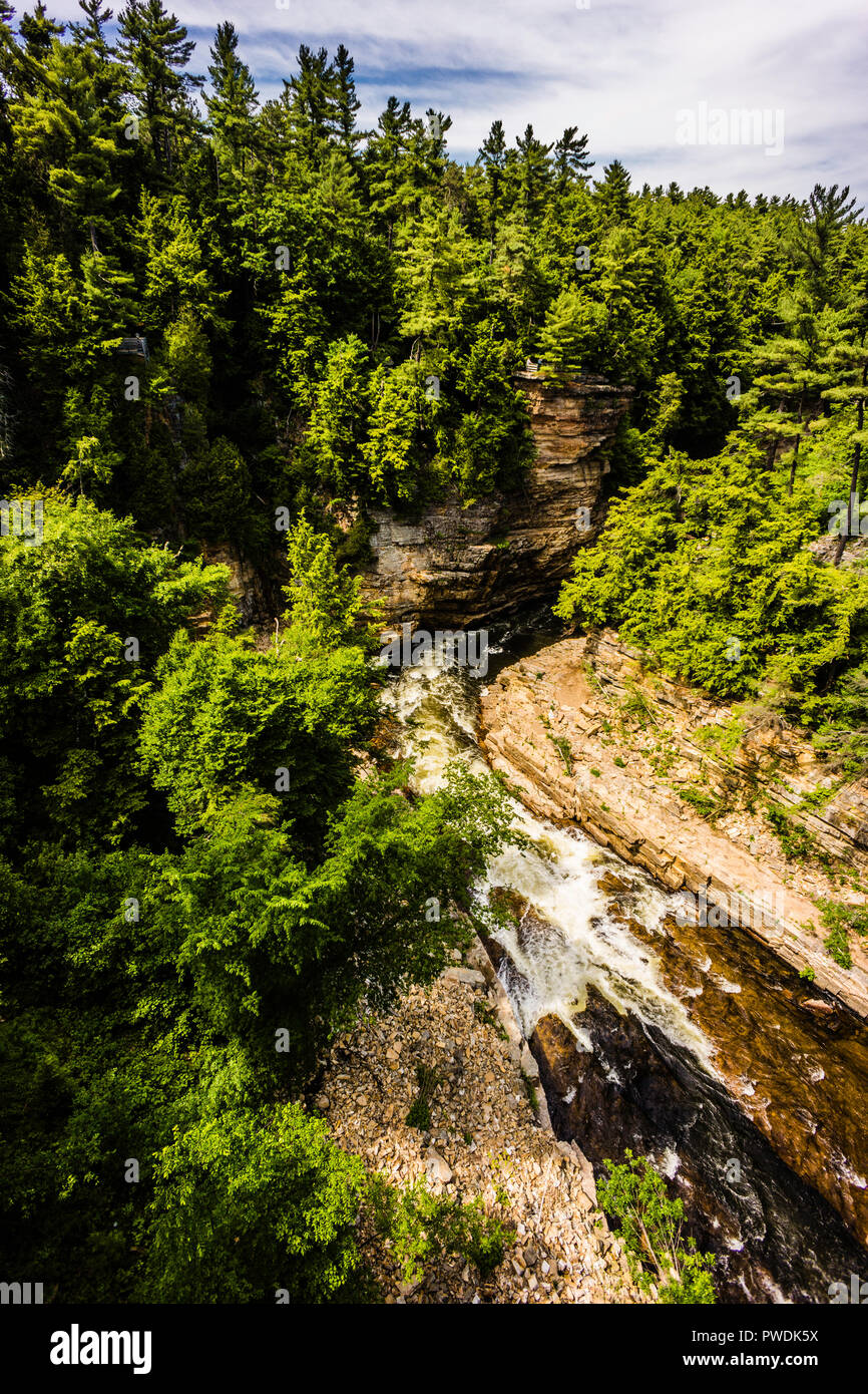 Ausable Chasm   Keeseville, New York, USA Stock Photo