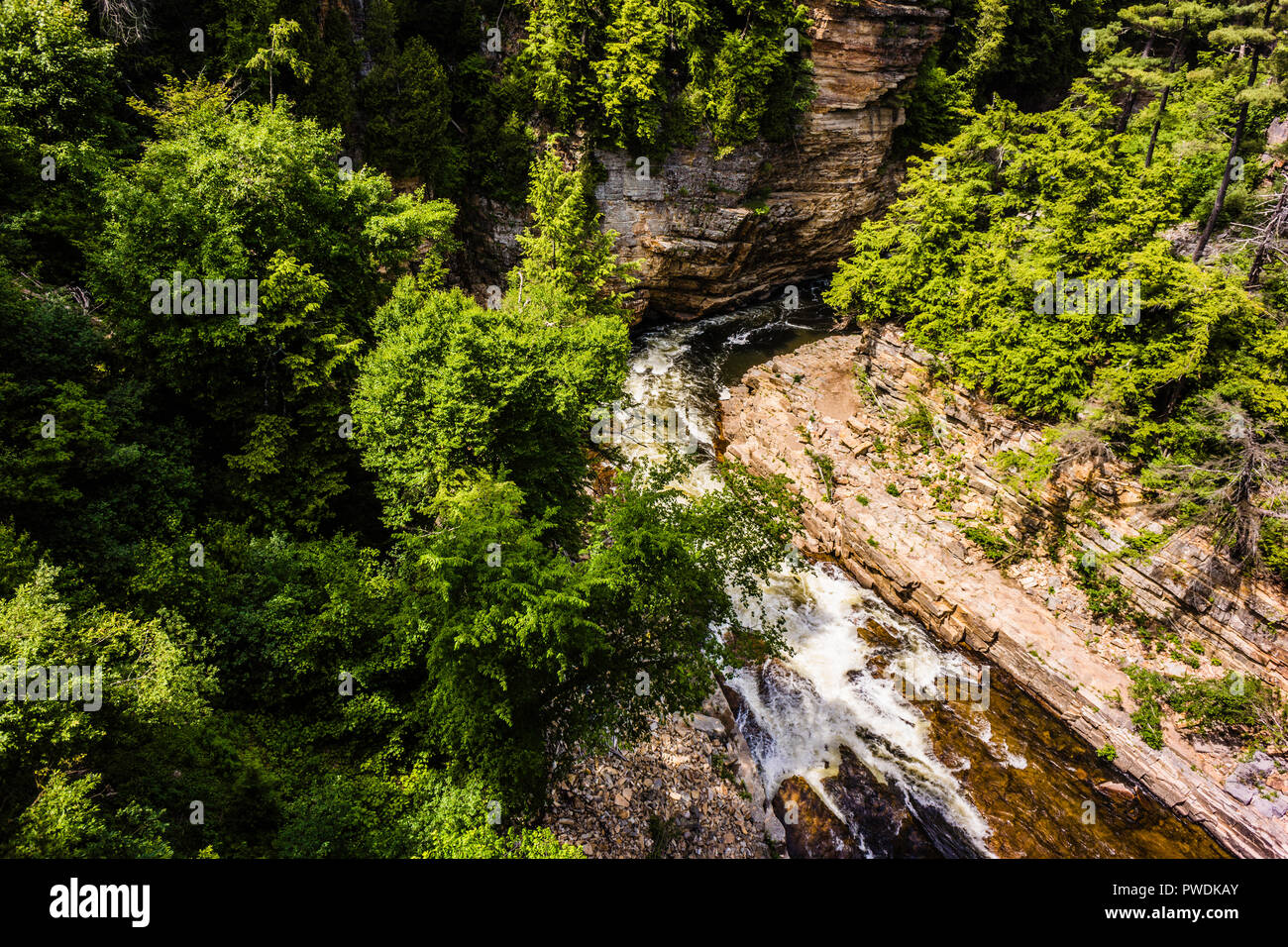 Ausable Chasm   Keeseville, New York, USA Stock Photo