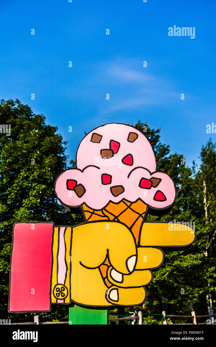 Ben & Jerry’s Ice Cream Waterbury Factory Waterbury, Vermont, USA Stock