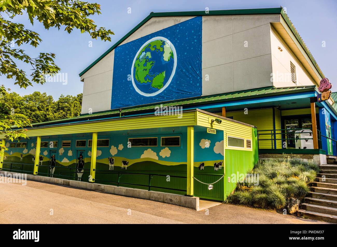 Ben & Jerry’s Ice Cream Waterbury Factory Waterbury, Vermont, USA Stock