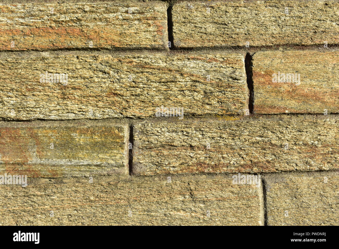 Rugged texture. Stone bricks rough texture. Background with soft