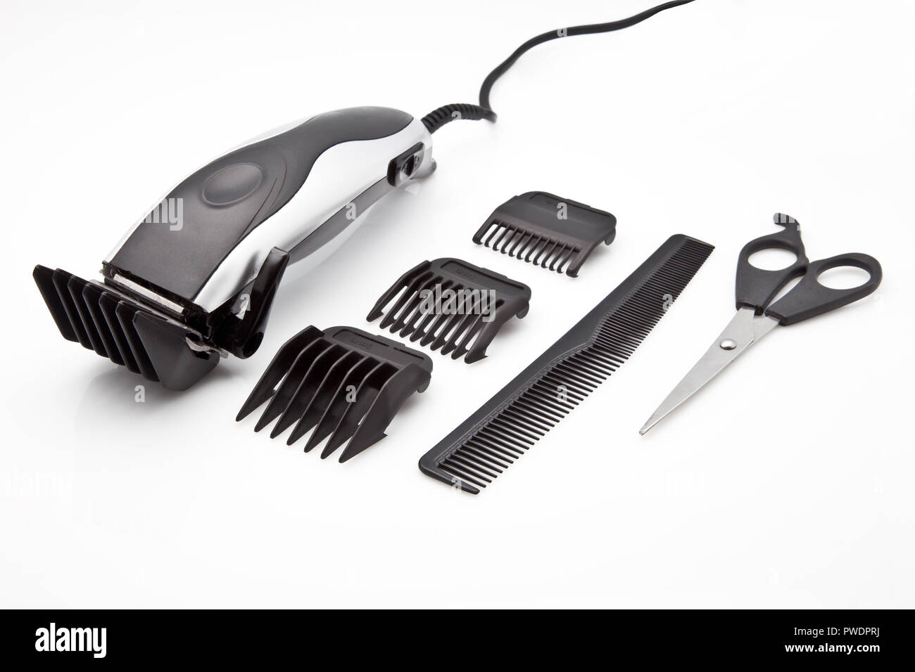 power tool to cut the hair Stock Photo Alamy