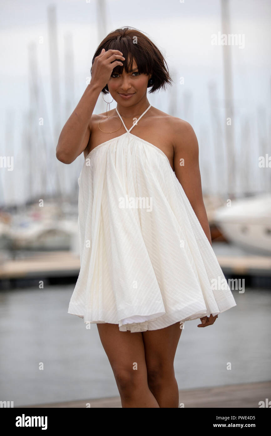 Cannes, France, 15 October 2018, Hollywood actress Kat Graham at the