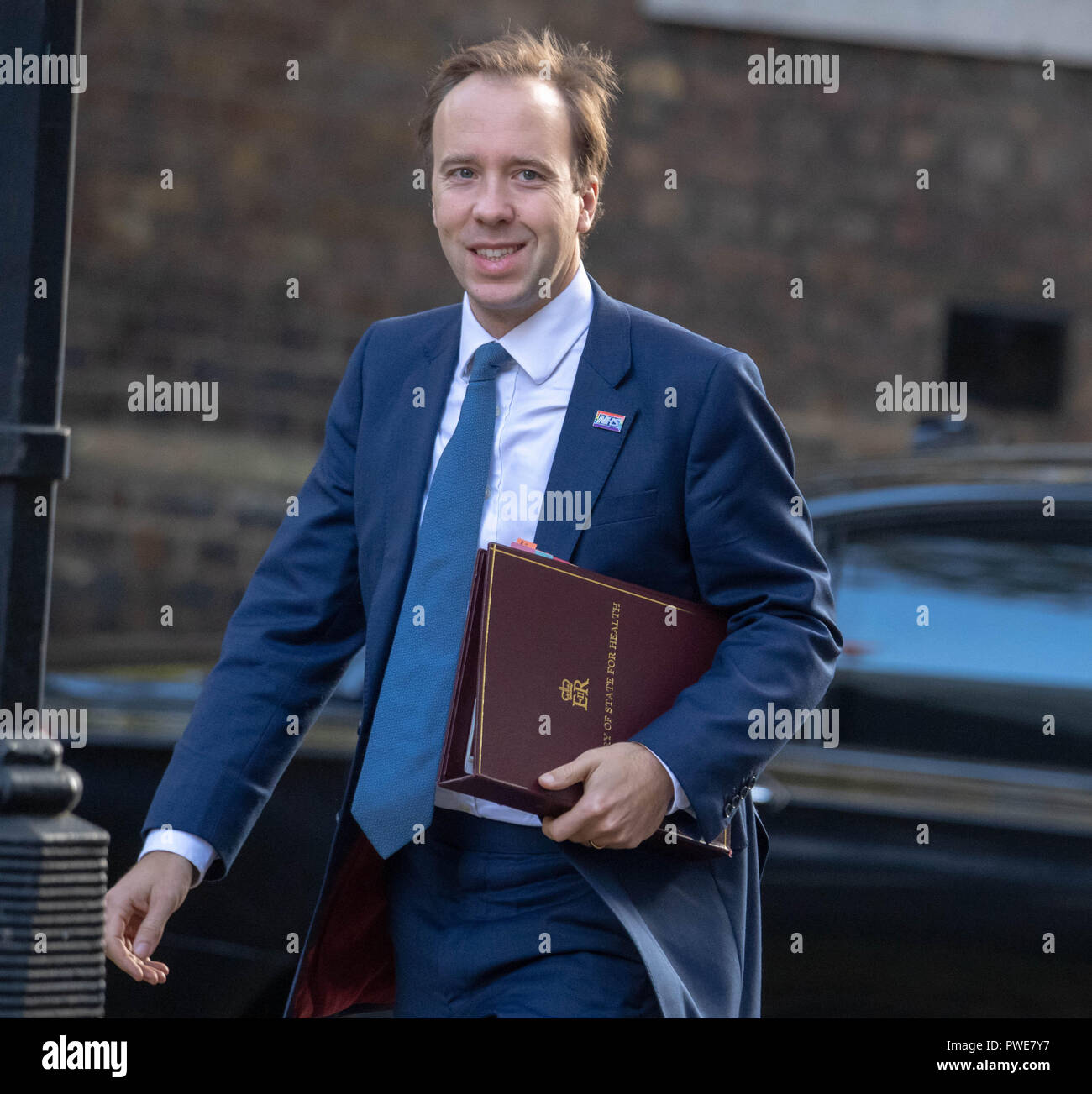 London 16th October 2018, , arrives for a crucial Brexit Cabinet meeting at 10 Downing Street, London Credit Ian Davidson/Alamy Live News Stock Photo