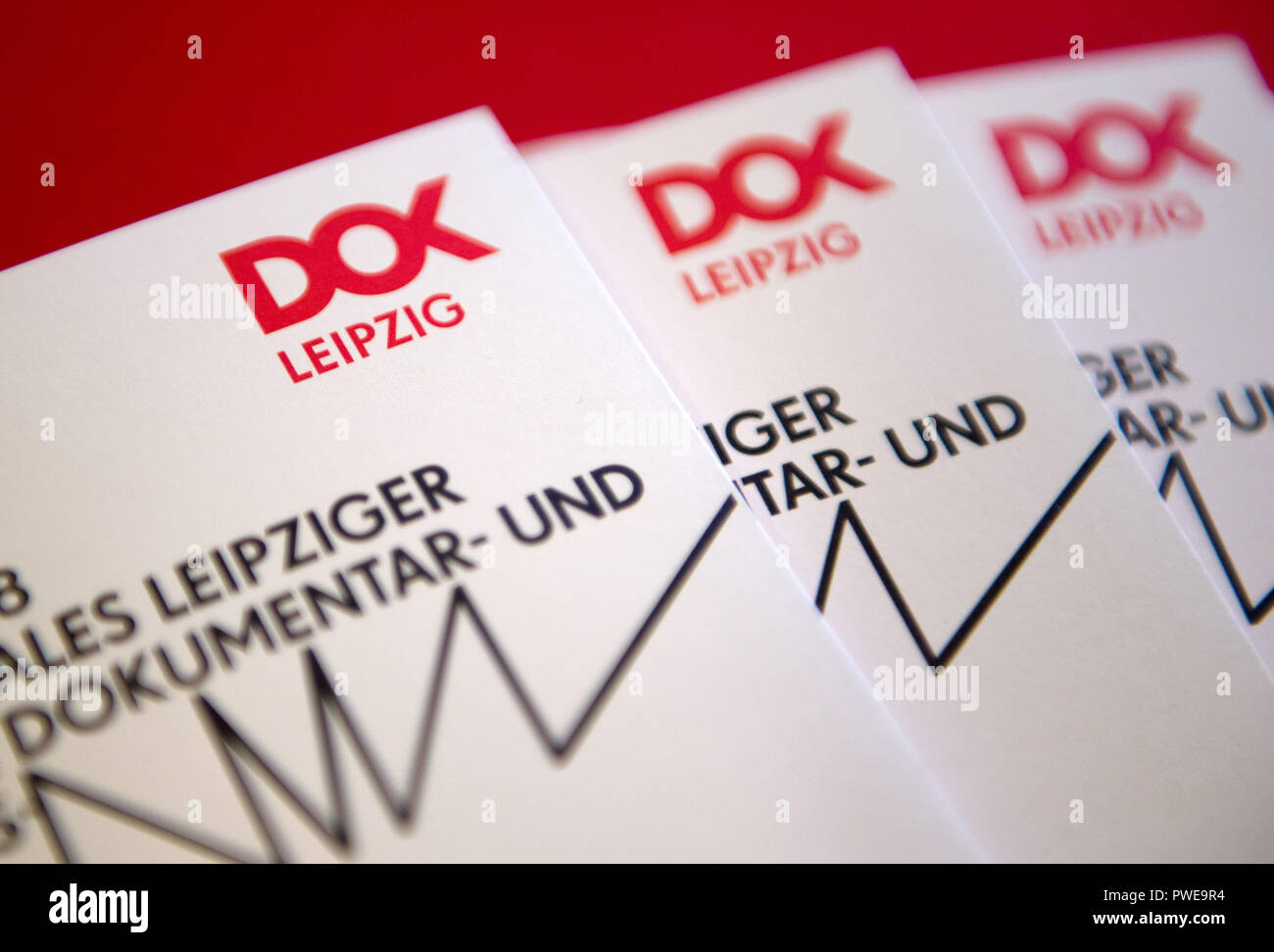 Leipzig, Saxony. 16th Oct, 2018. The programmes of the International Documentary and Animation Film Festival (DOK) will be presented at a press conference in Leipzig. At the 61st edition of the festival, 306 films from 50 countries will be shown between 29 October and 04 November. Under the motto 'Demand the Impossible', the DOK is concerned, among other things, with the conflict with the 1968 generation and the end of the Soviet Union. Credit: Hendrik Schmidt/dpa-Zentralbild/dpa/Alamy Live News Stock Photo