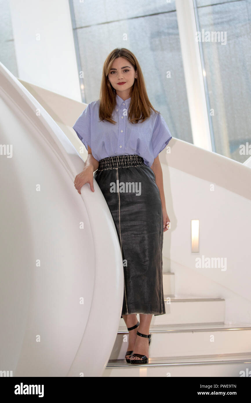 Cannes, France, 16 October 2018, Jenna Coleman at the photo call for THE CRY (DRG) during  MIPCOM 2018 - The World’s Entertainment Content Market Credit: Ifnm Press/Alamy Live News Stock Photo