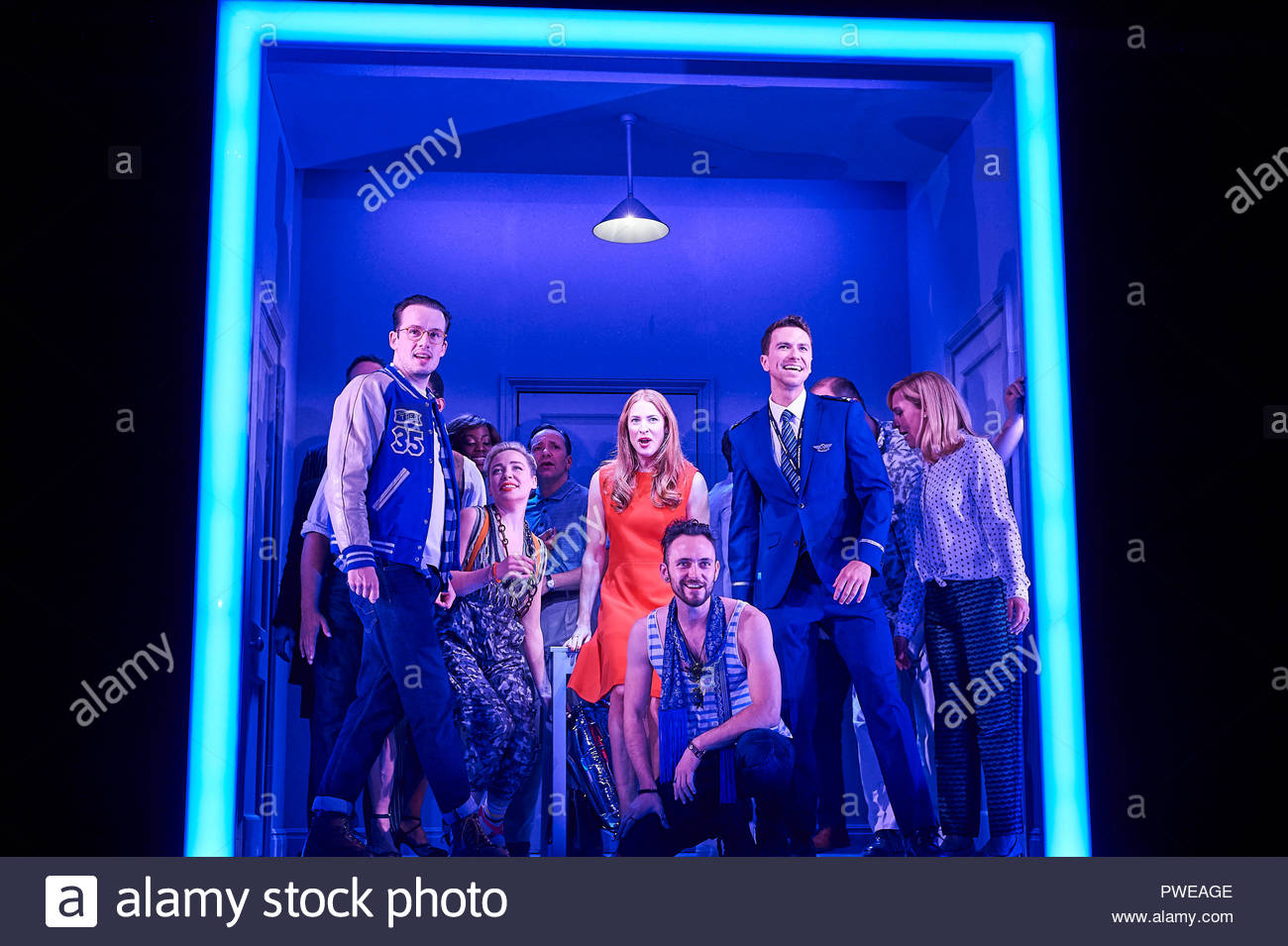London Uk 16th Oct 2018 Company A Musical Comedy Music And Lyrics By Stephen Sondheim Book