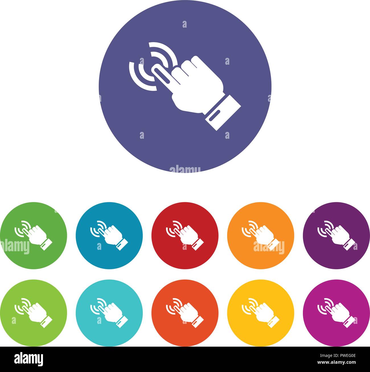 Cursor hand icon, simple black style Stock Vector Image & Art - Alamy