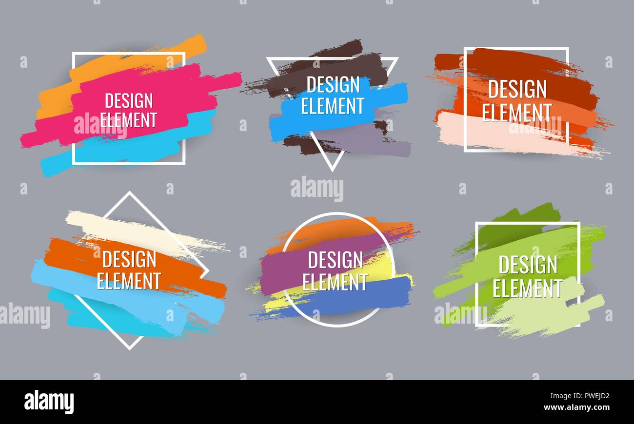 vector frame for text modern art graphics element for design gift card invitations