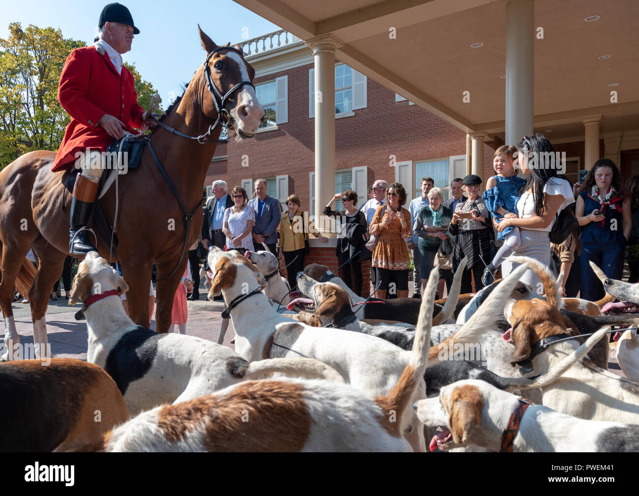 London Hunt Club annual fox hunt parade Stock Photo Alamy