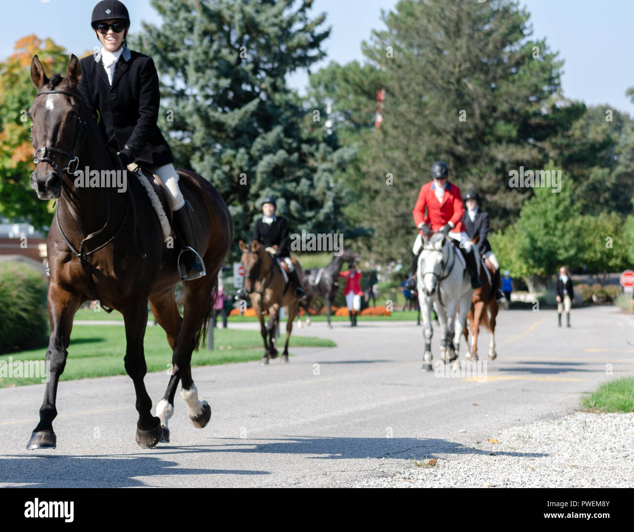 London Hunt Club annual fox hunt parade Stock Photo Alamy