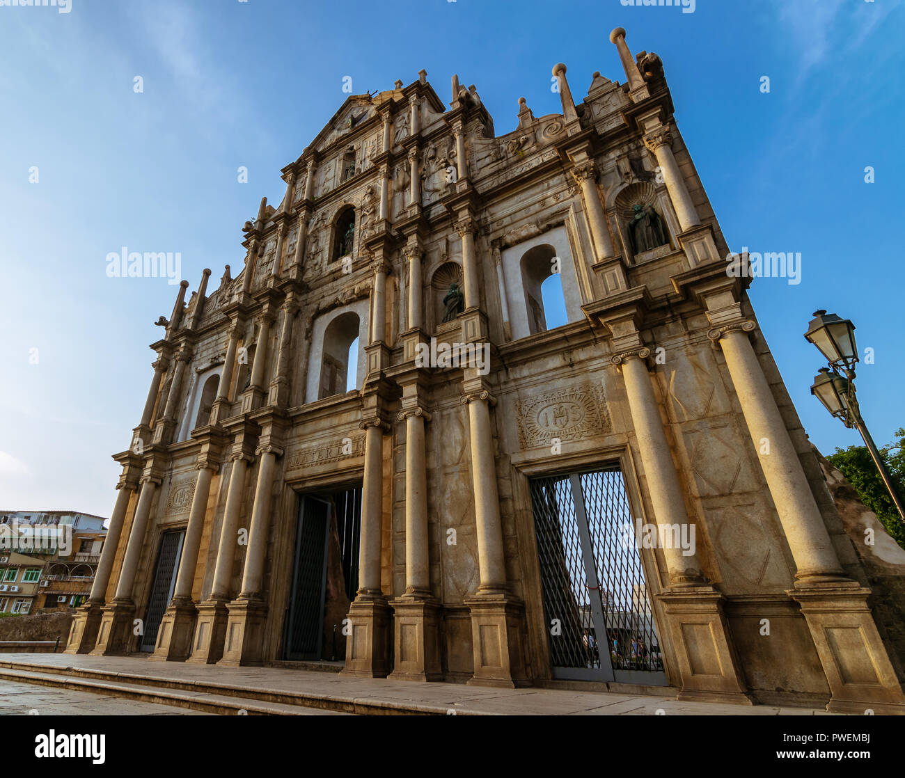 Ruins of St Paul's, Macau, China Stock Photo