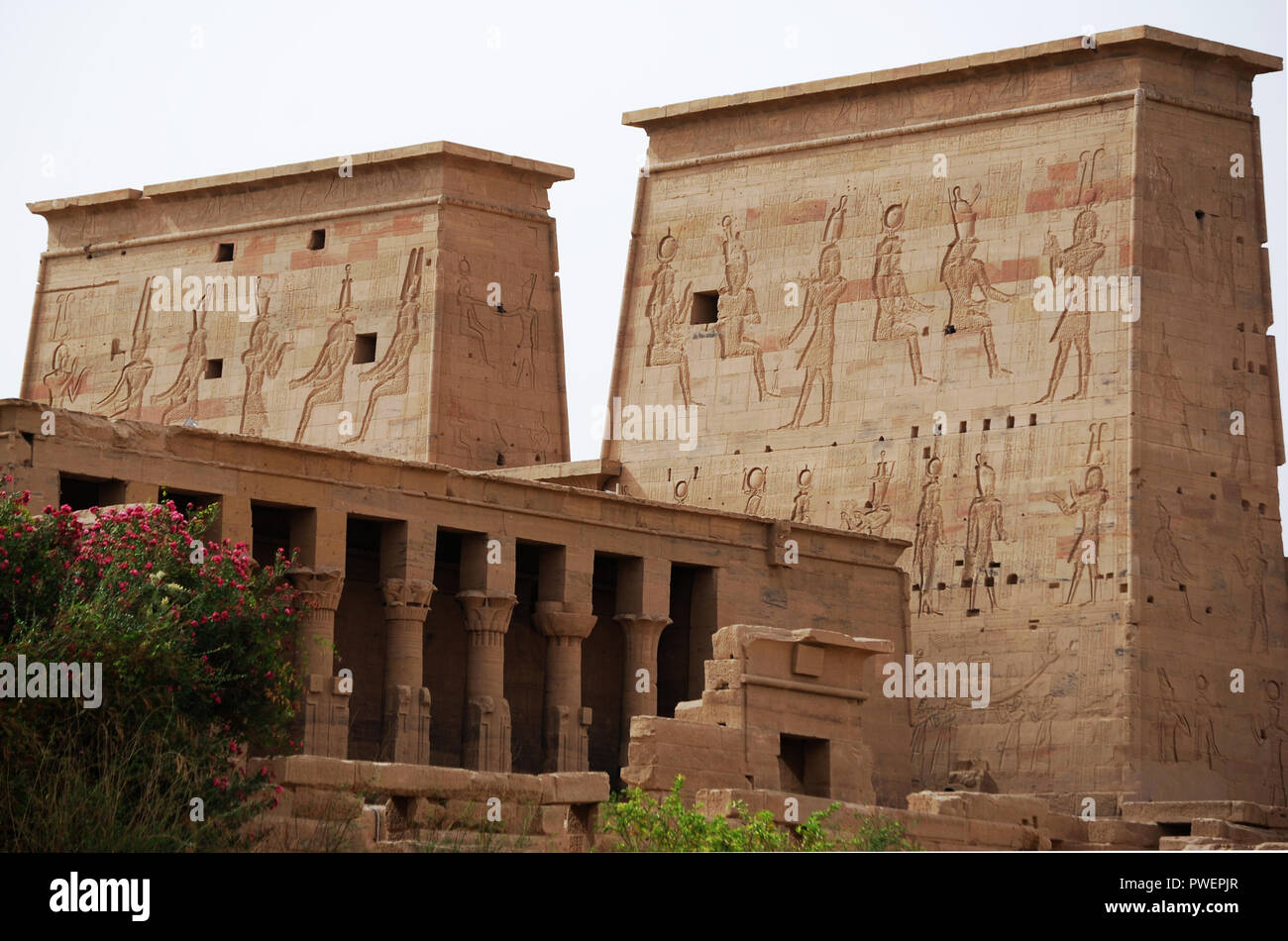 Temple Files The Temple of File in Egypt Stock Photo - Alamy