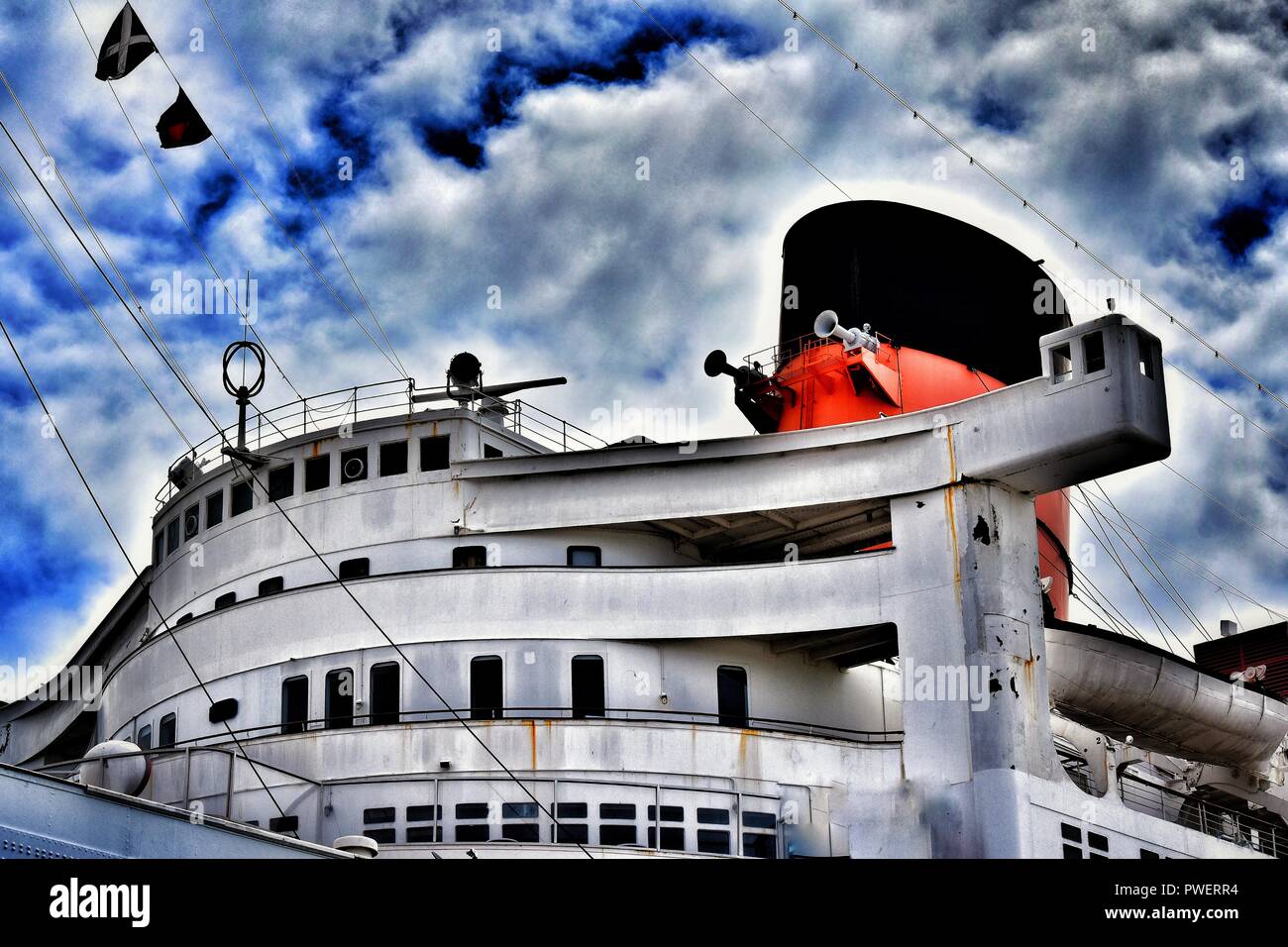 RMS Queen Mary Stock Photo Alamy