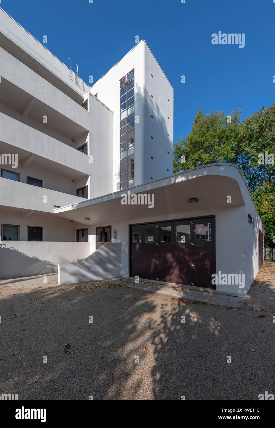 The Isokon Building also known as Lawn Road Flats opened in 1934
