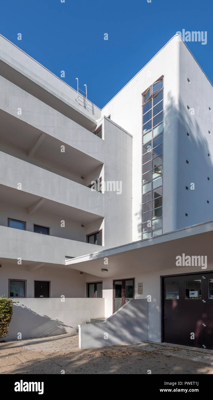The Isokon Building also known as Lawn Road Flats opened in 1934