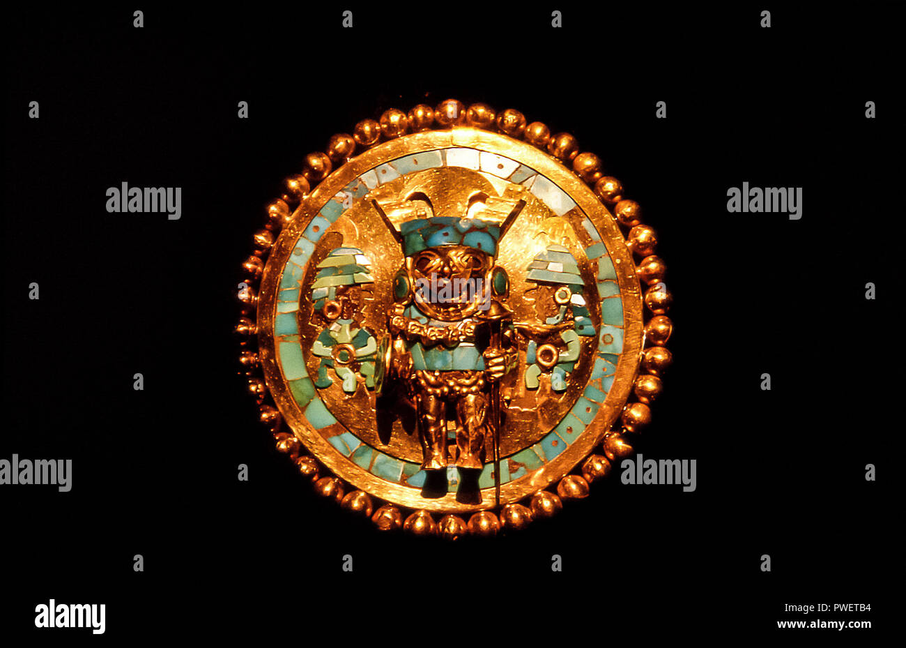 Perù Lambayeque Museo Tumbas Reales de Sipán Earring of Priest