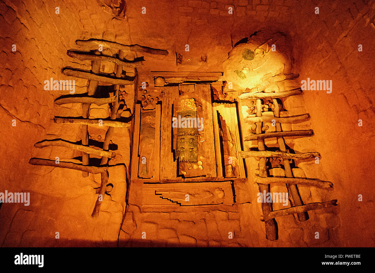 Perù Lambayeque Museo Tumbas Reales de Sipán The tomb of Lord of