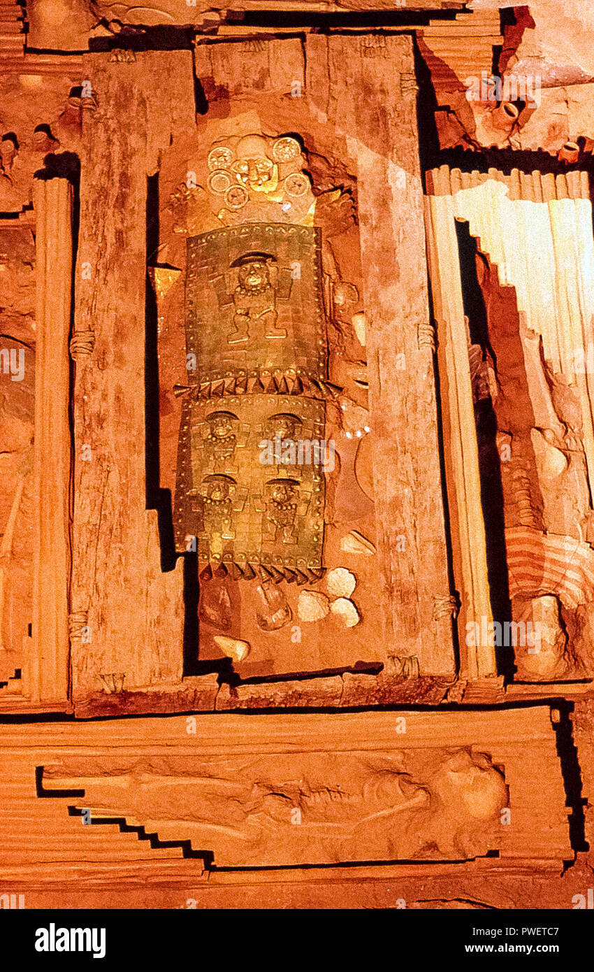 Perù Lambayeque Museo Tumbas Reales de Sipán The tomb of Lord of