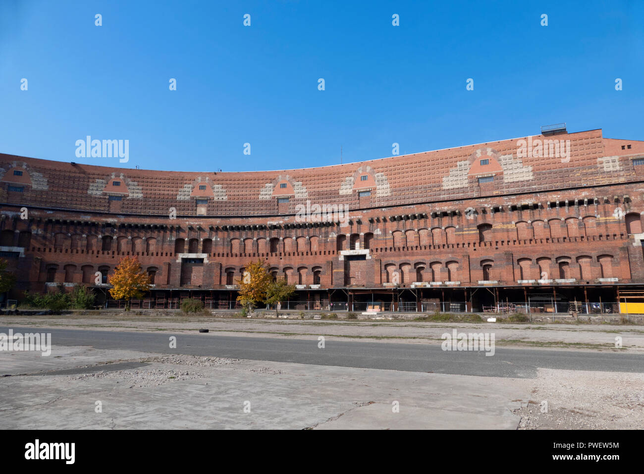 Congress Hall - Kongresshalle was planned to be a congress centre for the NSDAP. Built by the Nazis for their rallies it was never completed. Stock Photo