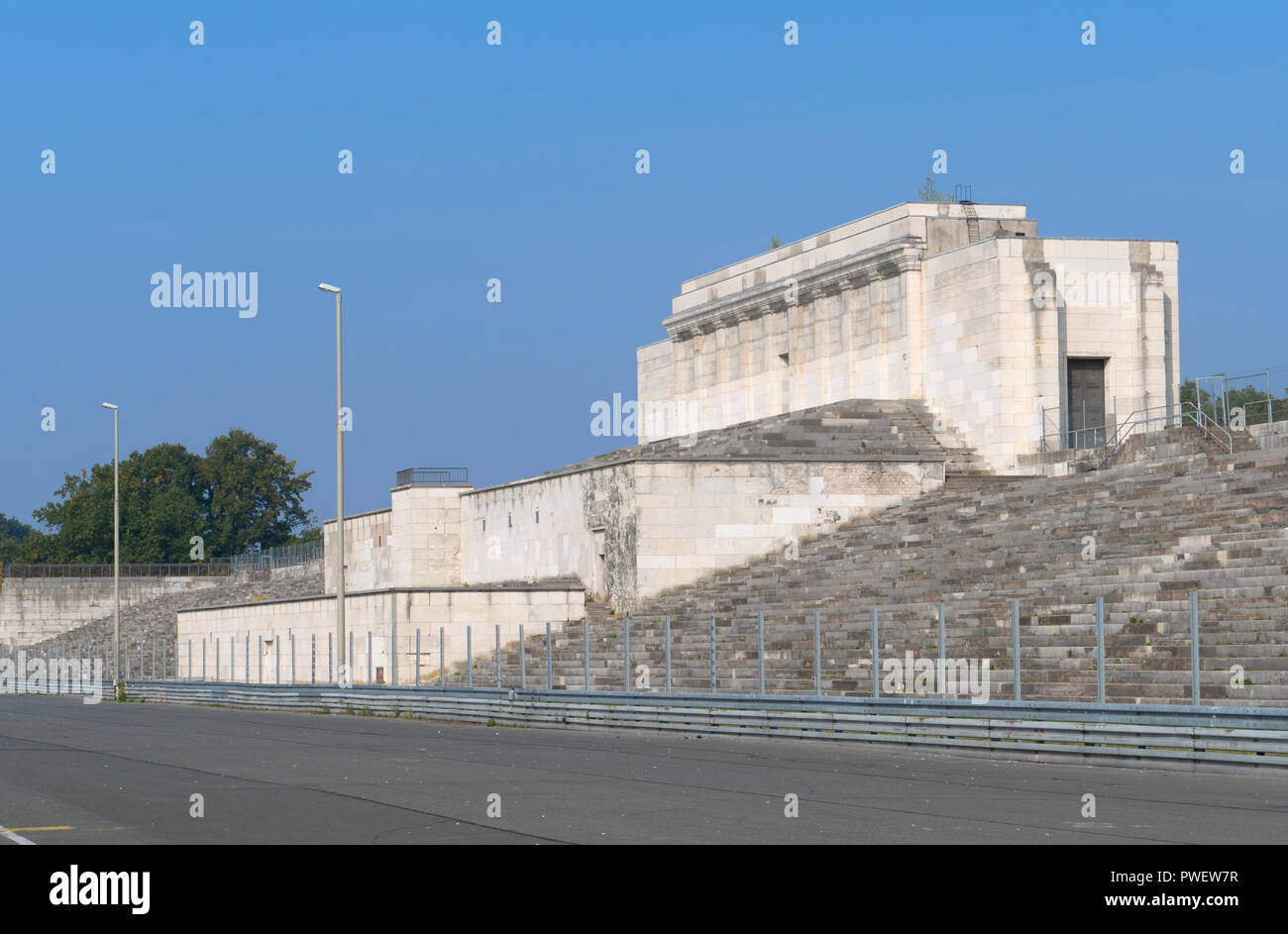 Nazi party rally grounds -ReichsparteitagsgelŠnde. Reich Party Congress Grounds in Nuremberg, Germany. The Nazi Party held six rallies of hate here. Stock Photo