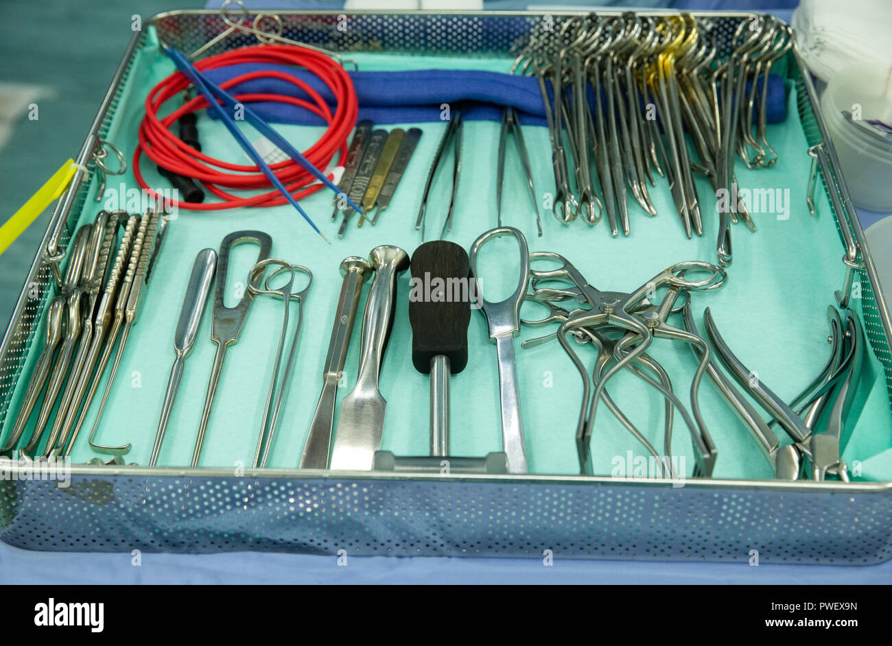 Medical Instruments or Surgical Tools in an Operating Theatre Setup Stock  Image - Image of hospital, clamp: 113484557