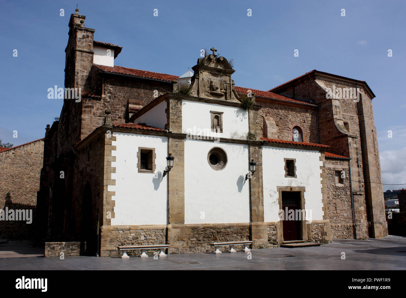 Iglesia de los Padres Franciscanos in Aviles, Asturias, Spain Stock Photo