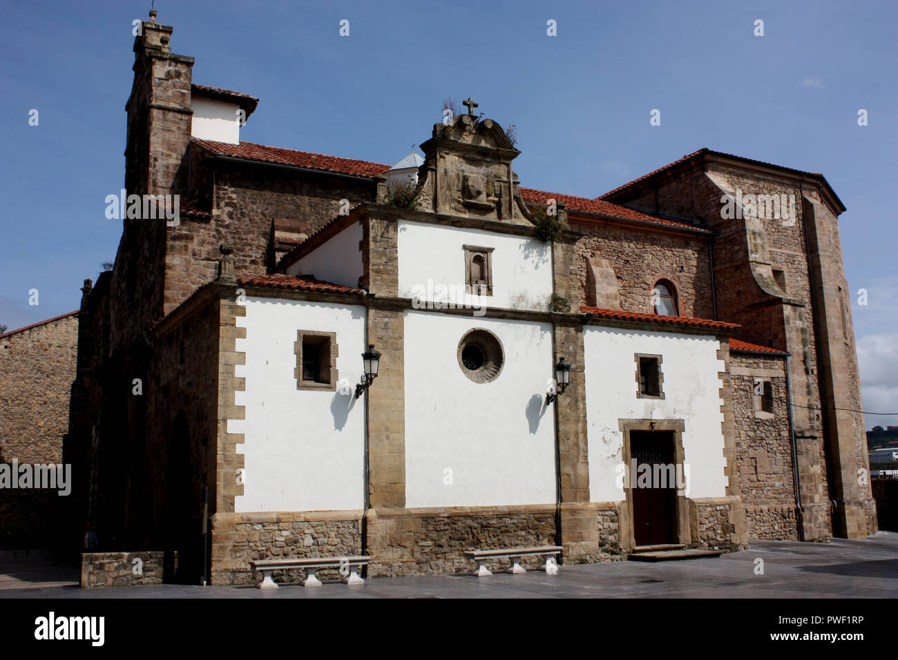 Iglesia de los Padres Franciscanos in Aviles, Asturias, Spain Stock Photo