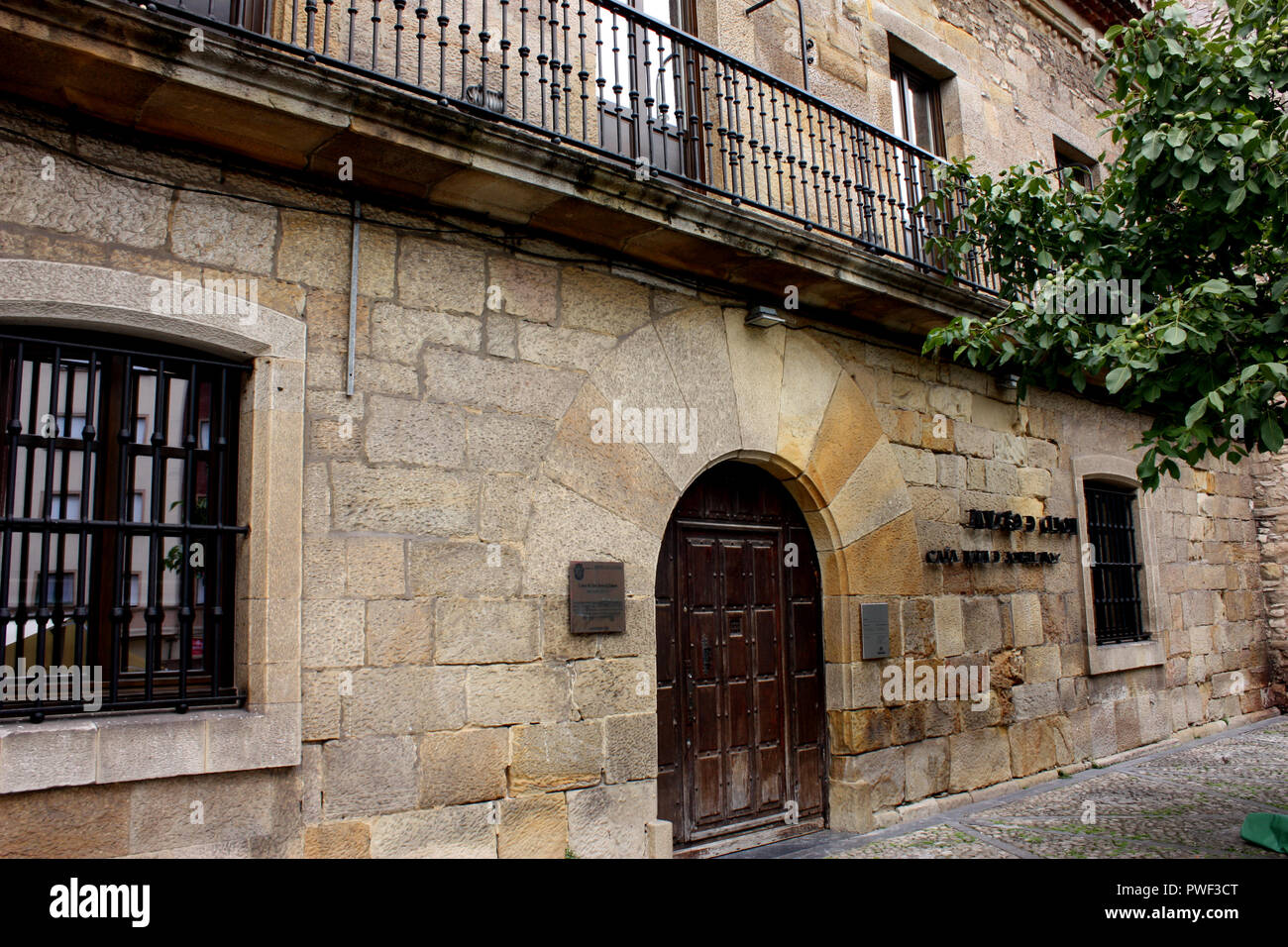El Museo Casa Natal de Jovellanos, Gijon, Asturias, Spain Stock Photo