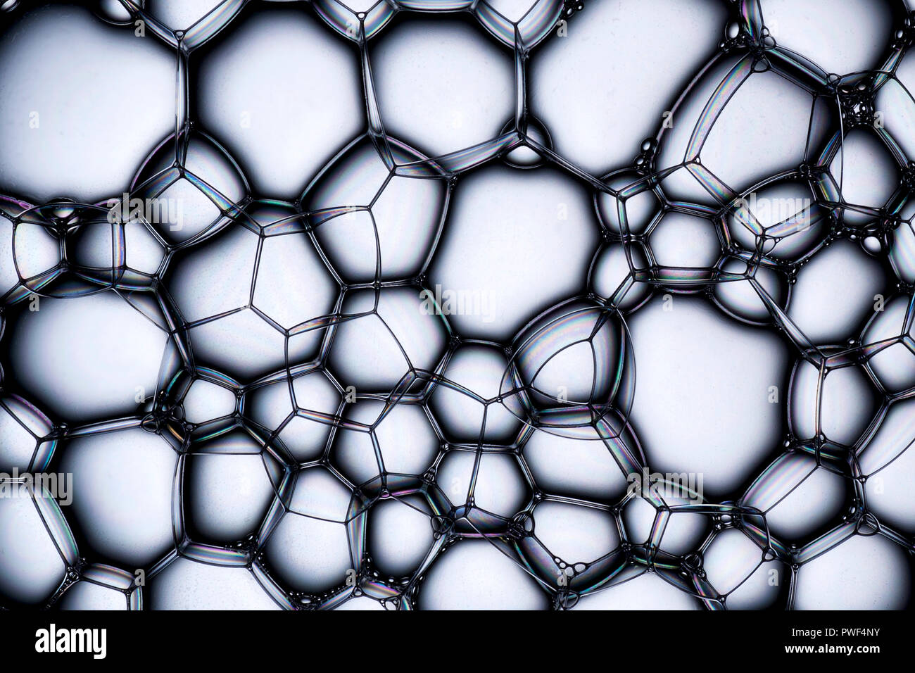 Texture of Soap Bubbles, Cell Rejuvenation, Wrinkle, Anti Aging, Serum, Formula, Cosmetics, Texture Stock Photo