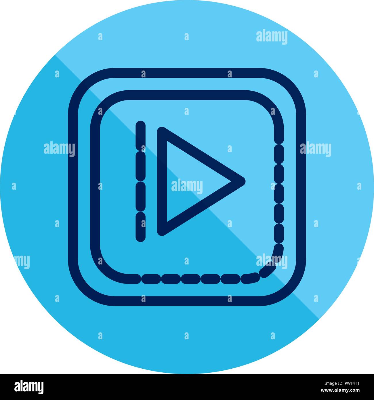 play button isolated icon vector illustration design Stock Vector Image ...
