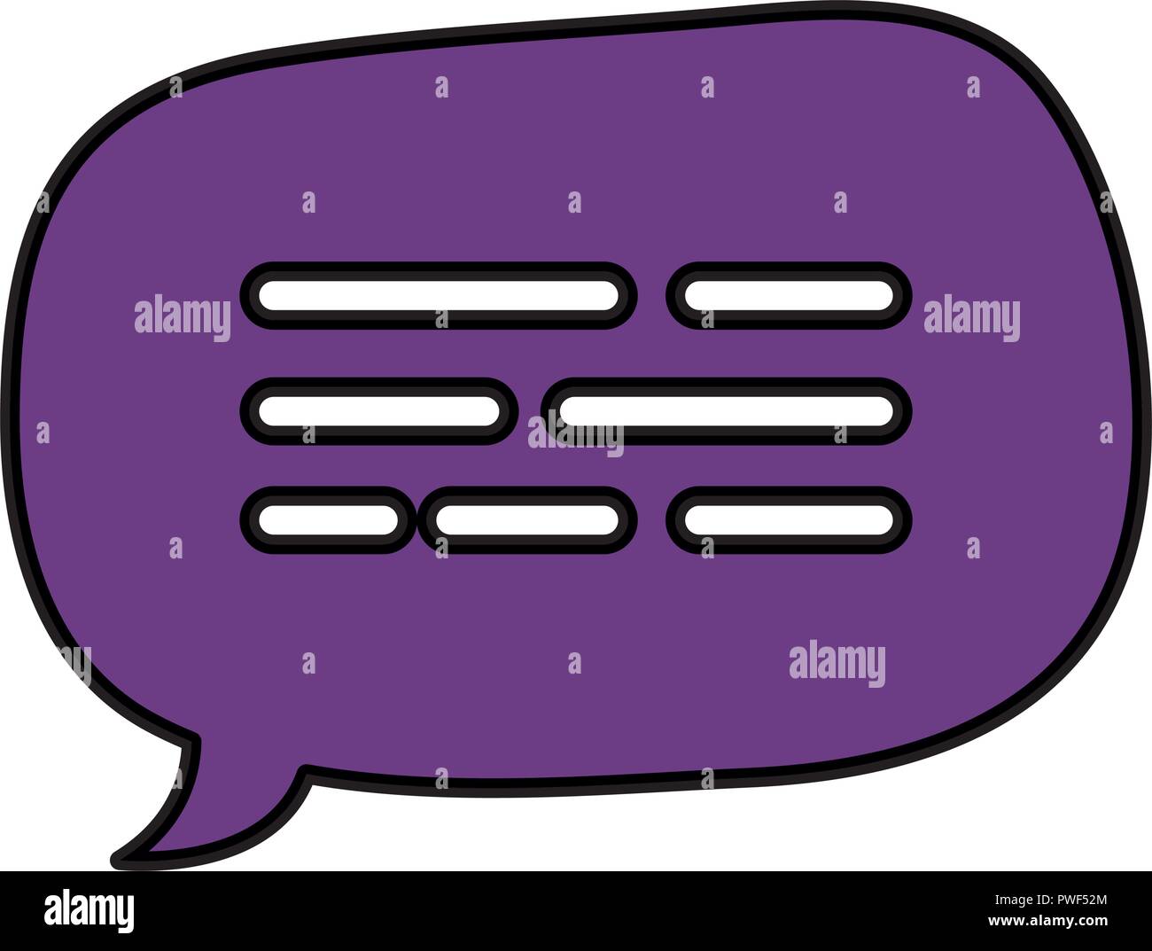 speech bubble message icon vector illustration design Stock Vector ...