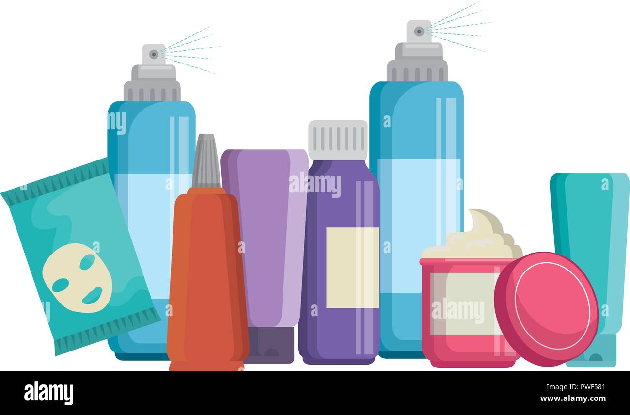 set of facial creams products vector illustration design Stock Vector Image & Art Alamy