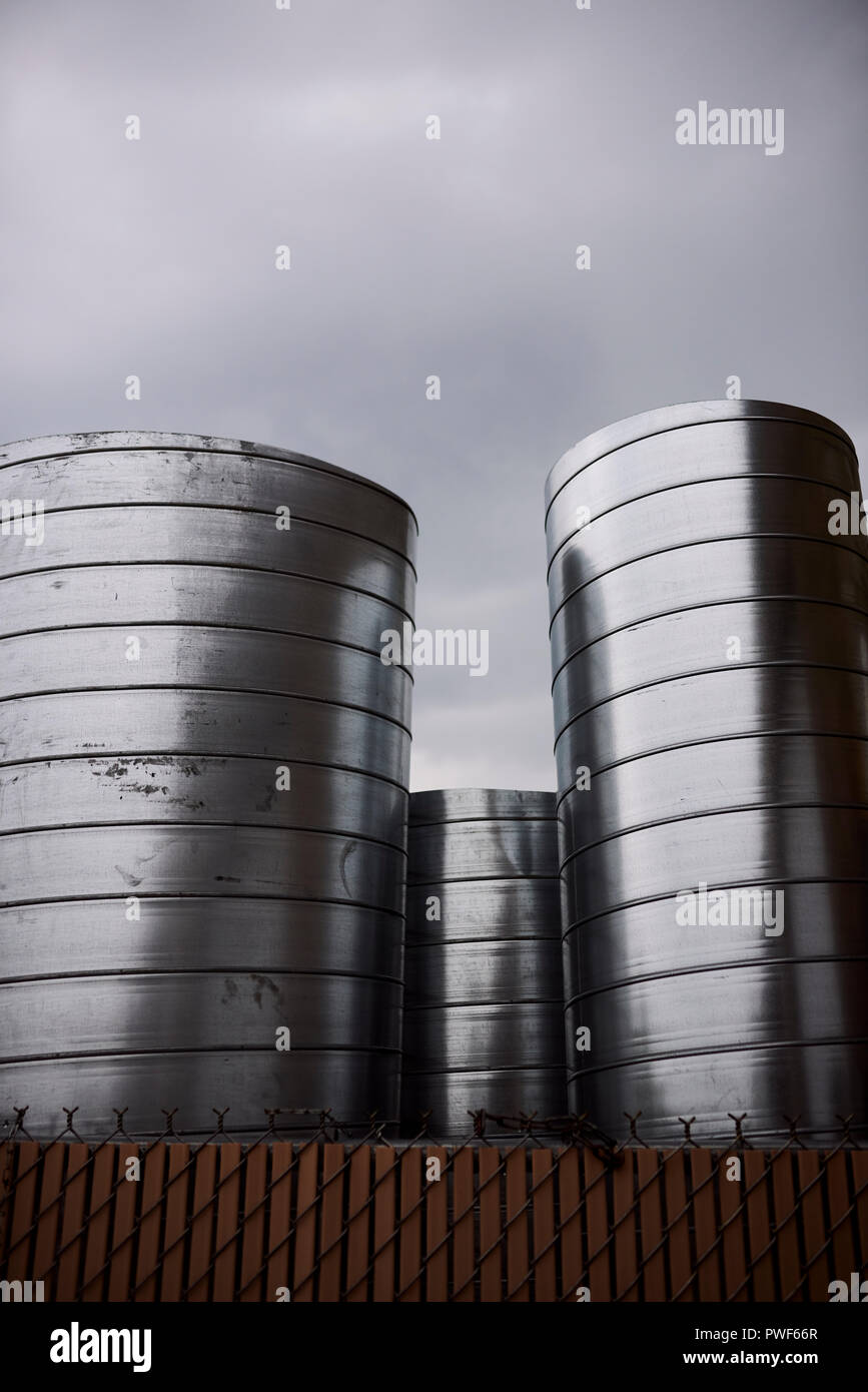 ductwork material for heating and air conditioning Stock Photo Alamy