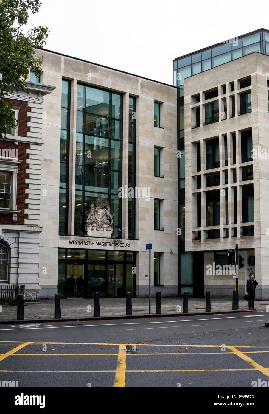 Westminster Magistrates Court, Marylebone Road, London, UK Stock Photo