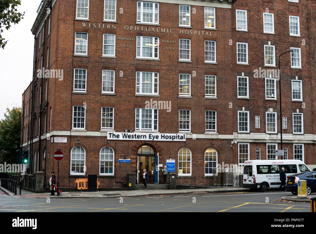The Western Eye Hospital, Marylebone Road, London, UK Stock Photo - Alamy