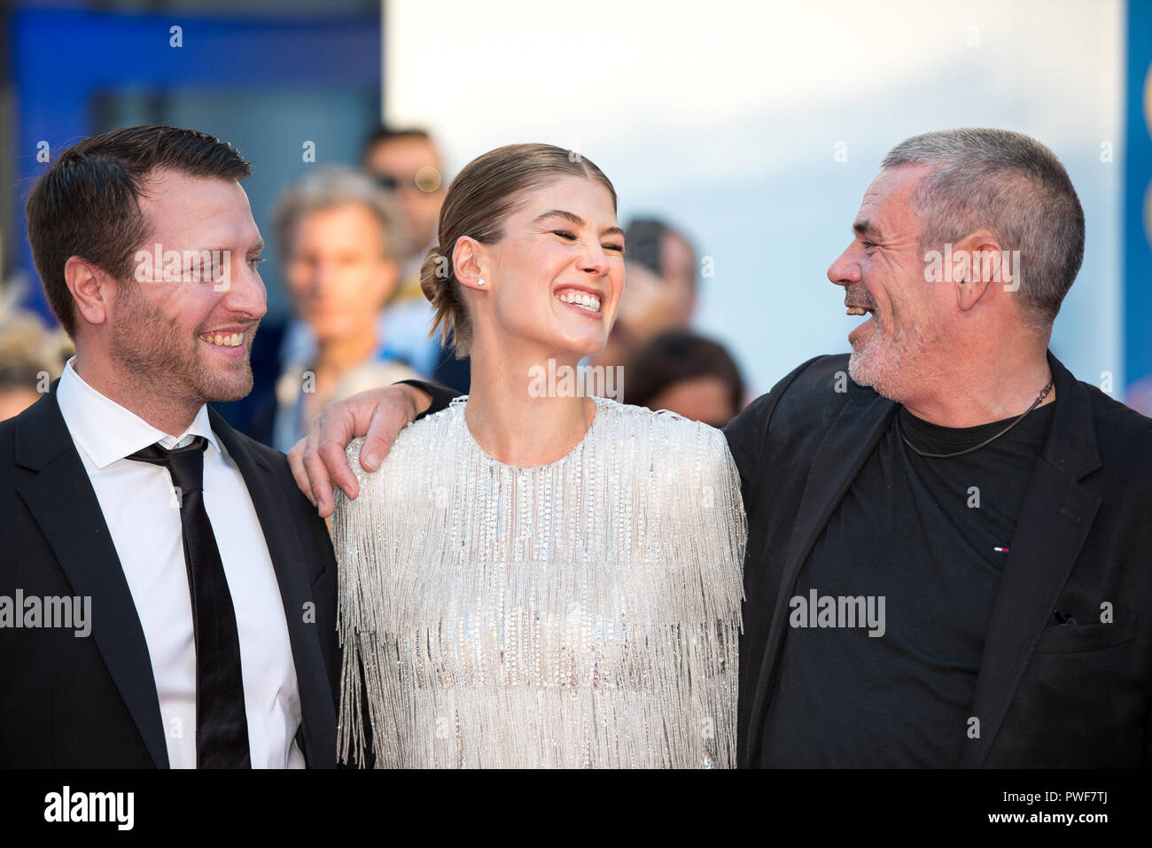 43rd Toronto International Film Festival - 'A Private War' - Premiere  Featuring: Matthew Heineman, Rosamund Pike, Paul Conroy Where: Toronto, Canada When: 14 Sep 2018 Credit: Jaime Espinoza/WENN.com Stock Photo