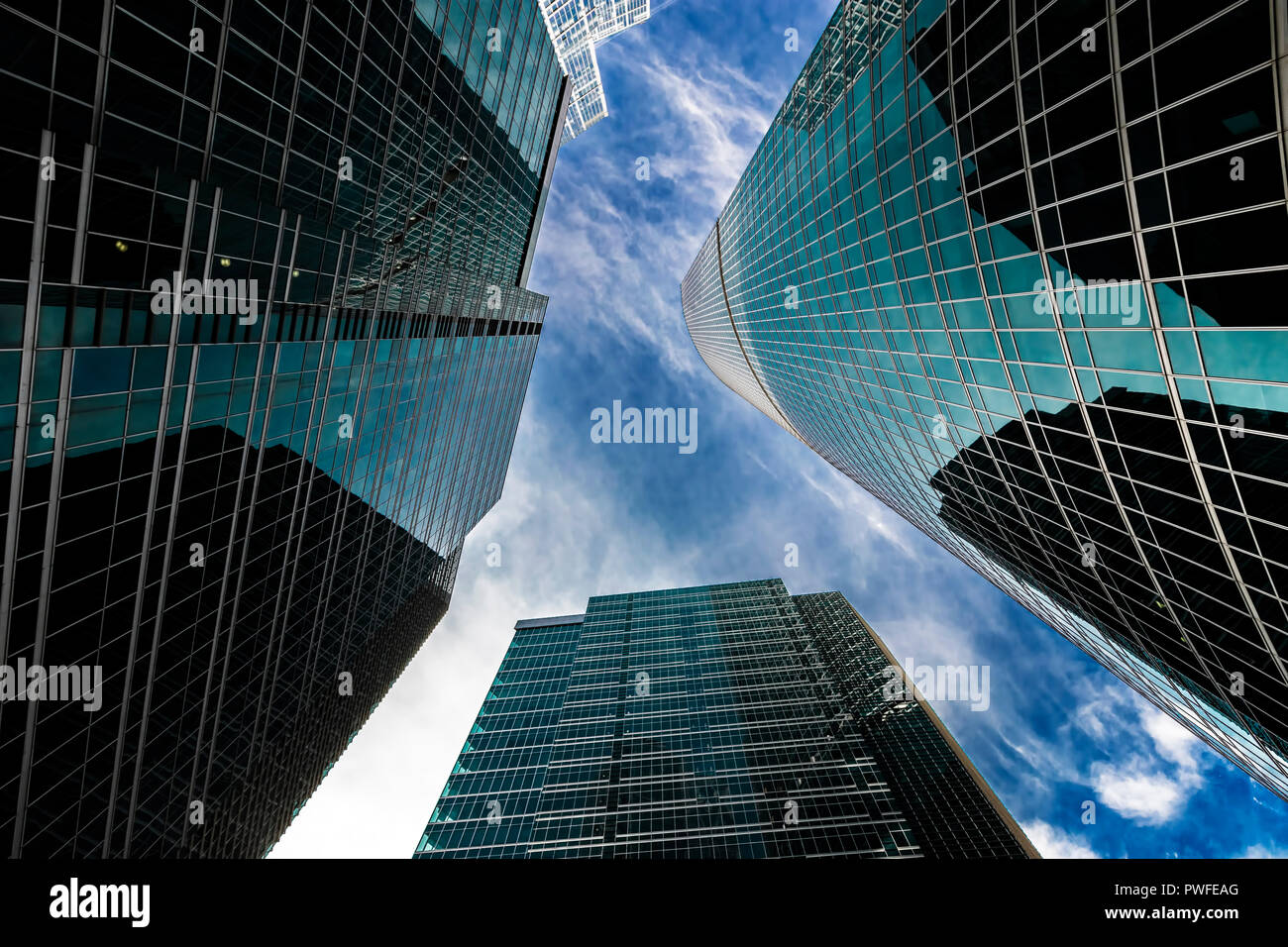 skyscrapers in a finance district Stock Photo - Alamy - Automatic Luxury Apartments In Finance District