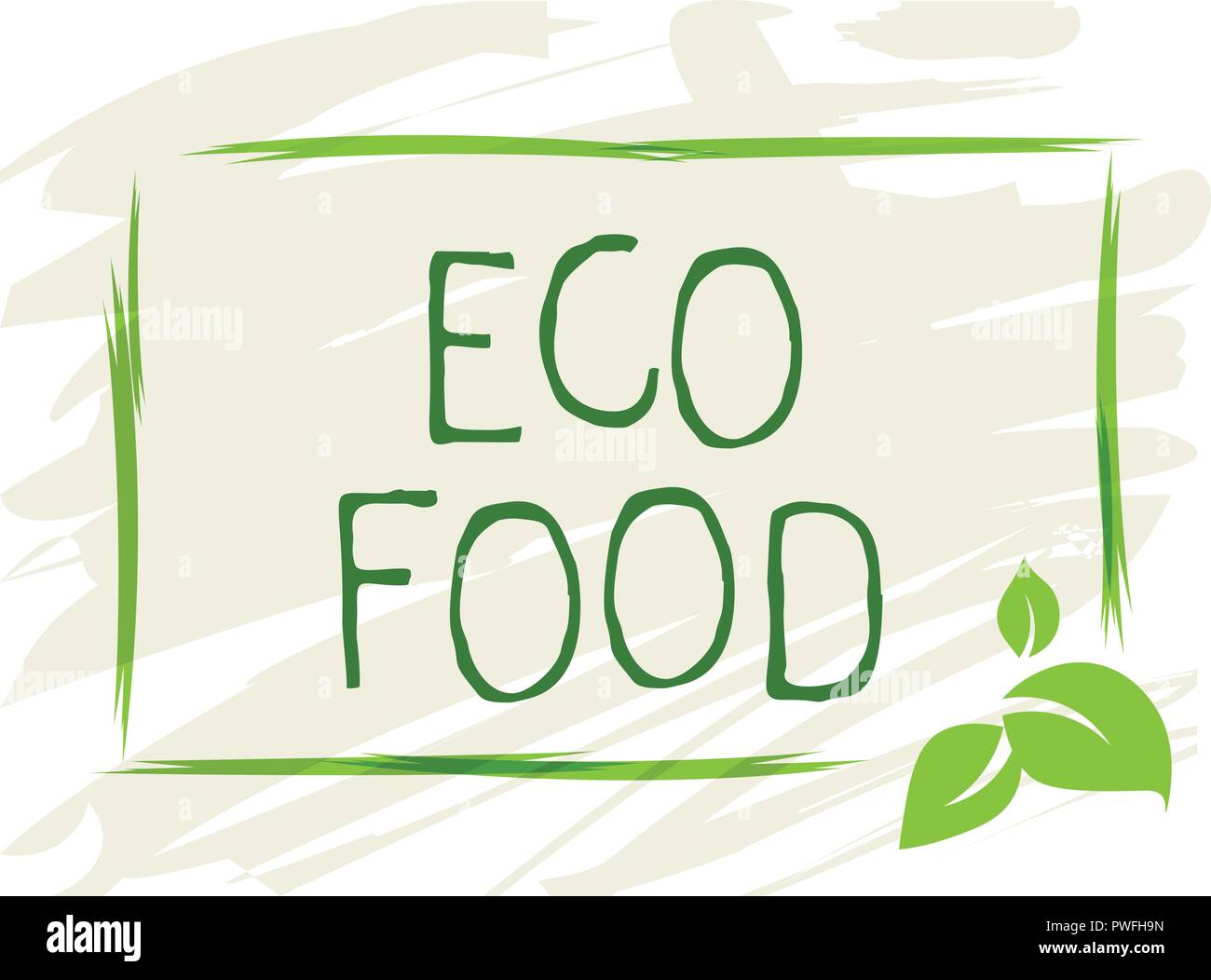 Eco food label and high quality product badges. Bio healthy organic ...