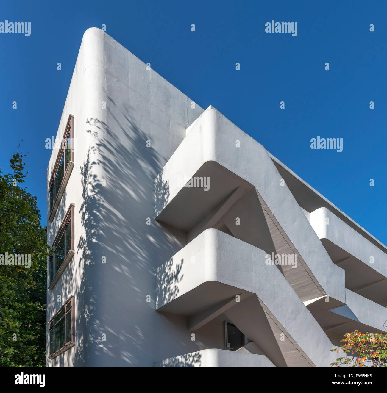 The Isokon Building also known as Lawn Road Flats opened in 1934