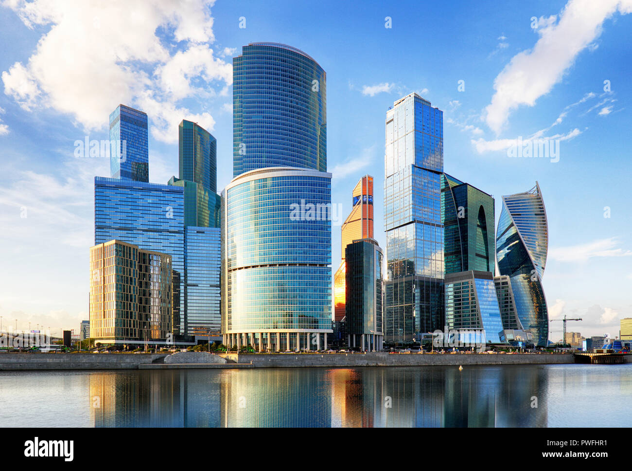 Moscow International Business Center, Russia Stock Photo