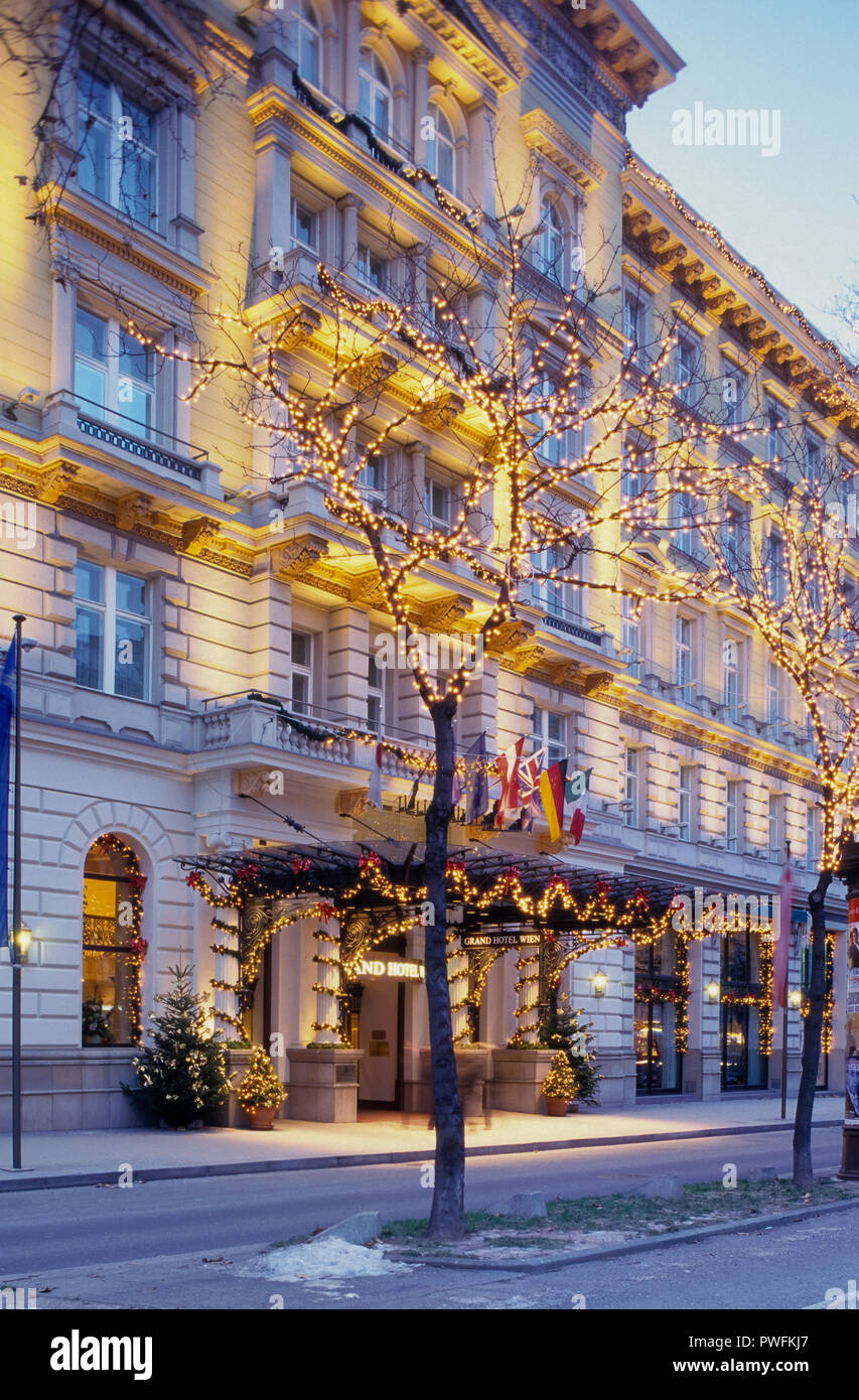 Wien, Grand Hotel - Vienna, Grand Hotel Stock Photo - Alamy