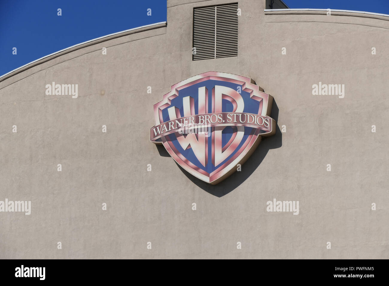 Warner Brothers Logo Stock Photo