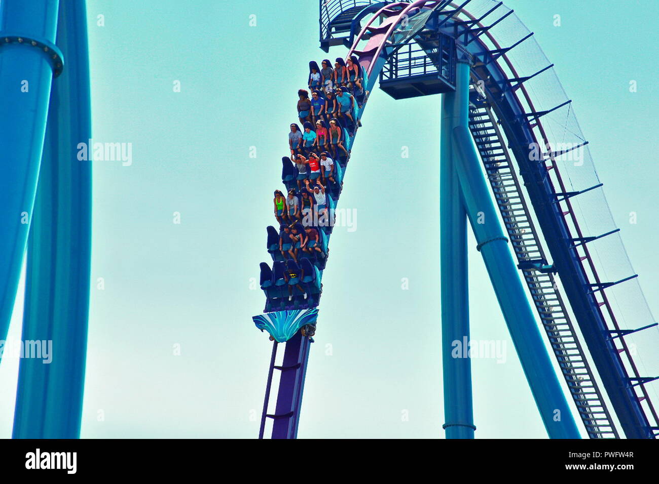 Orlando, Florida USA ; August 05, 2018 Tallest, fastest and longest