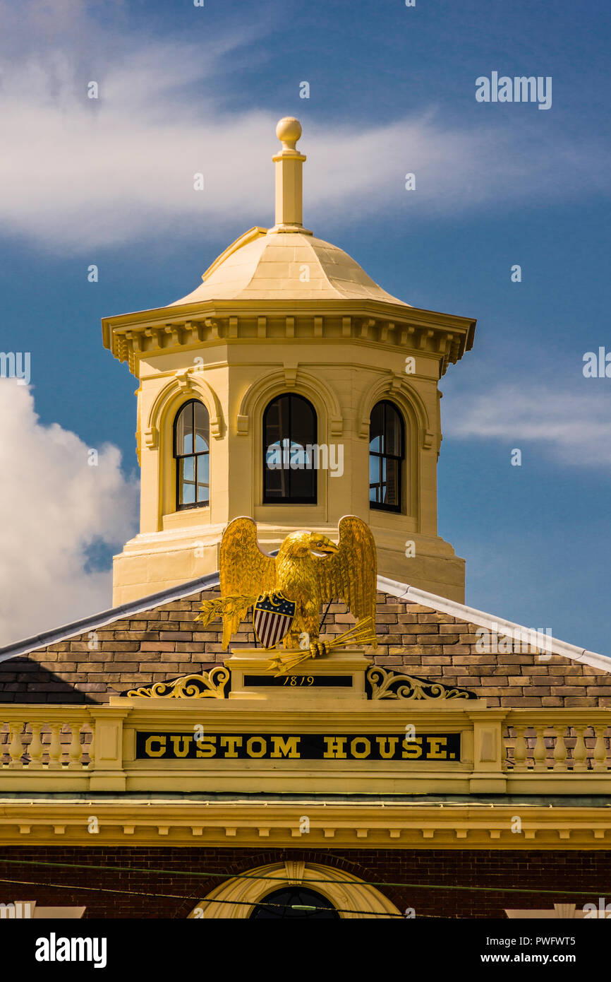 Salem Custom House Salem Maritime National Historic Site   Salem, Massachusetts, USA Stock Photo